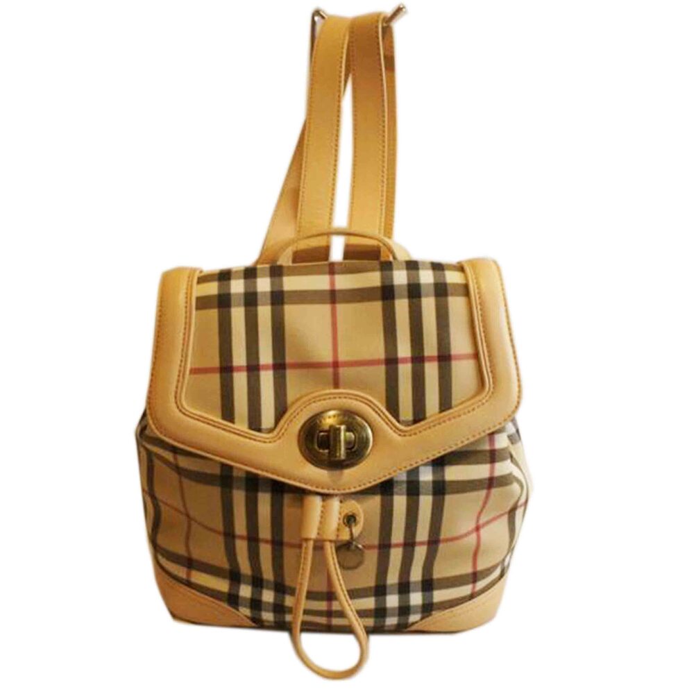 Burberry Nova Check Backpack Beige